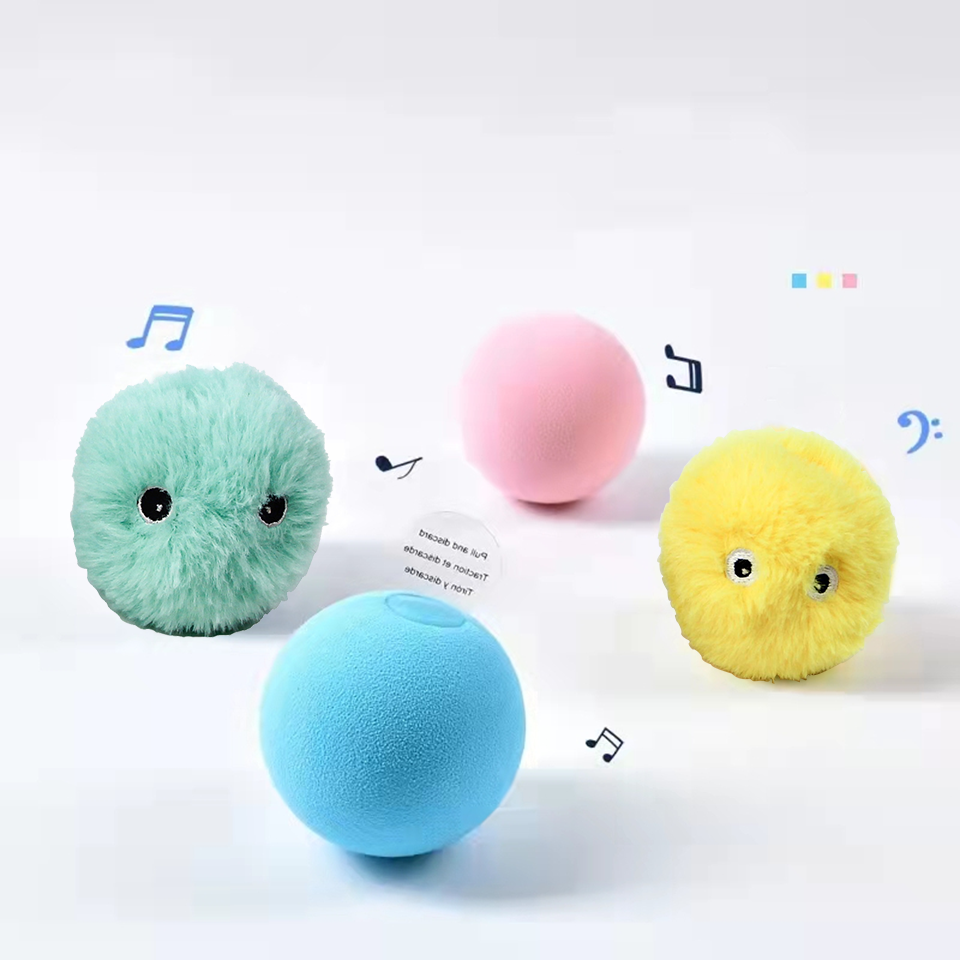 New Pet Cat Peppermint Sounds Relaxing Toy Ball