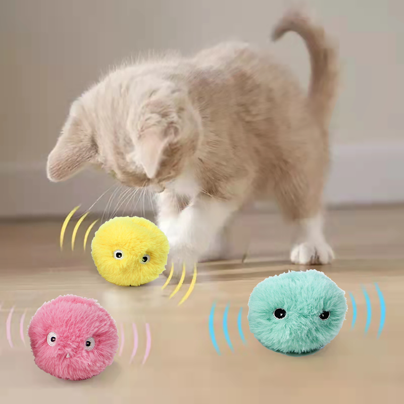 New Pet Cat Peppermint Sounds Relaxing Toy Ball